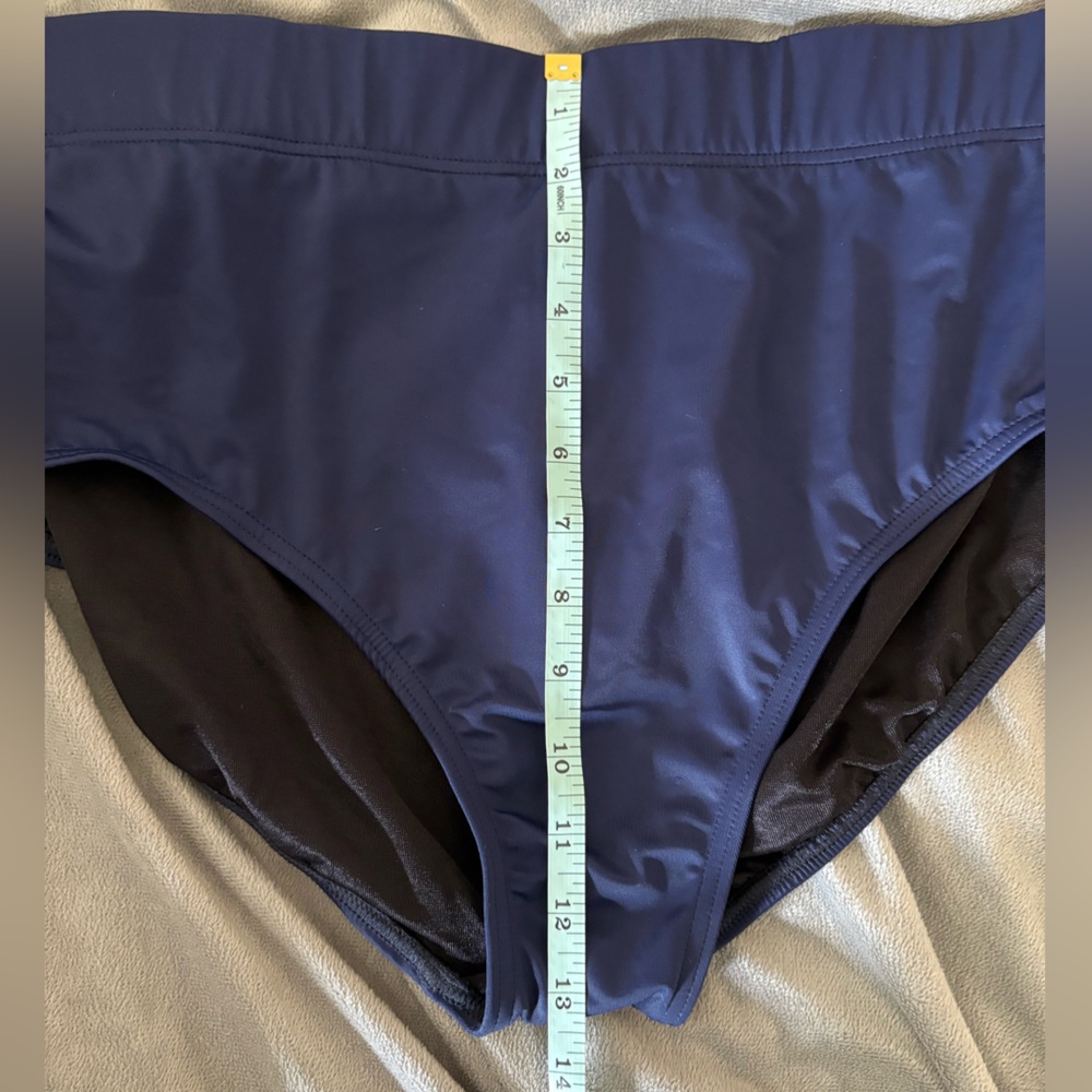 Dream suit by Miracle Brands Navy Bikini Bottoms Size 16W - Picture 9 of 9